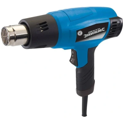 Afbeelding van Silverline Verstelbaar Heteluchtpistool 550 Graden 2000 Watt