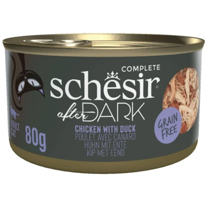 Afbeelding van 12x Schesir After Dark Bouillon Kip &amp; Eend 80 gr