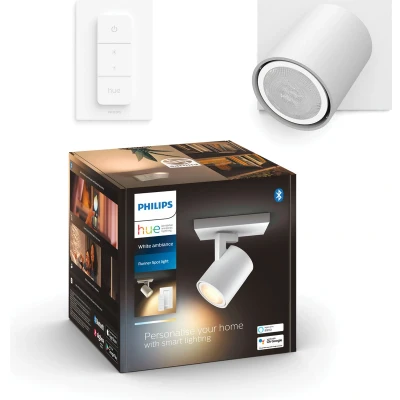 Afbeelding van Philips Lighting Hue LED plafondspots 871951433820300 White Amb. Runner Spot 1 flg. weiß 350lm inkl. Dimmschalter GU10 5 W