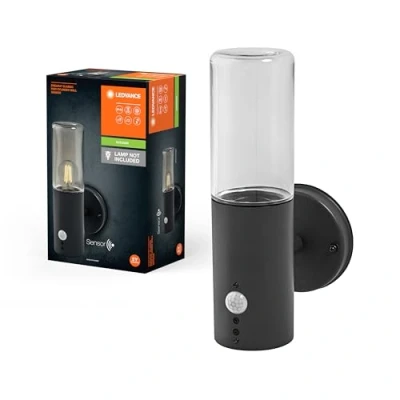 Afbeelding van LEDVANCE ENDURA CLASSIC FIGO CYL W SEN Außenleuchte, Wandleuchte, dunkelgrau, Edelstahl, einfache &amp; schnelle Installation, IP44, Bewegungsmelder, Tageslichtsensor, flexible Anwendung im Außenbereich
