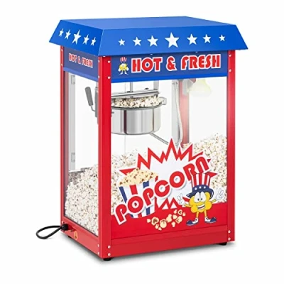 Afbeelding van Royal Catering Popcorn Machine Amerikaans design Popcornmaker