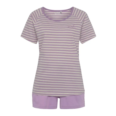 Afbeelding van Vivance Dreams Shortama met een mooi gestreept patroon (2 delig)