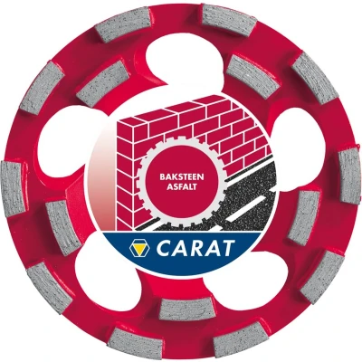 Afbeelding van Carat slijpkop baksteen/kalkzandsteen 125x22,23mm Dustec Beton