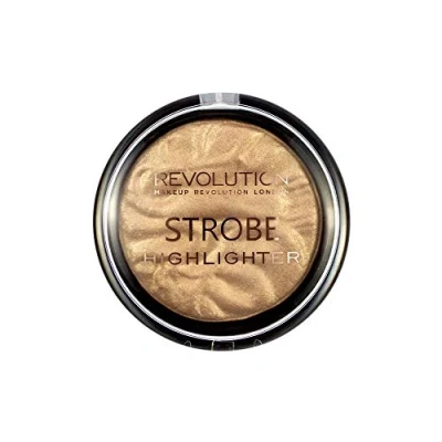 Afbeelding van Makeup Revolution Strobe Highlighter Gold Addict