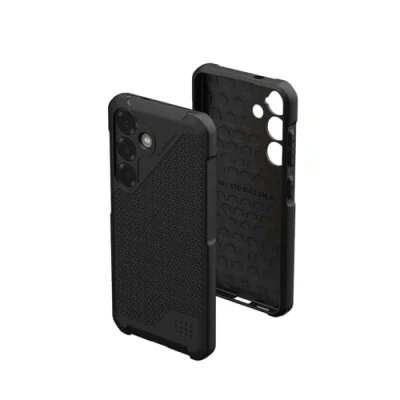 Afbeelding van Samsung Galaxy S25 MagSafe Hoesje Siliconen en TPU (zacht) UAG Softcase/Backcover Zwart Telefoonhoesje Shockproof/Valbescherming