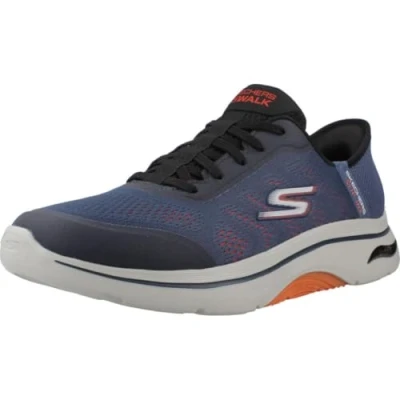 Afbeelding van Skechers Slip Ins Go Walk Arch Fit 2.0 Navy/Orange