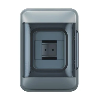 Afbeelding van Legrand, Plexo S Distributeur voor vochtige ruimtes, opbouwverdeler, beschermingsklasse: IP65 IK07, 1 rij, 4 modules, afmetingen: 200 x 141 106 (H B D in mm) met neutrale geleider en