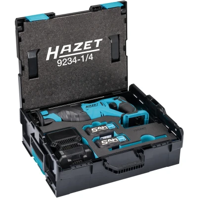 Afbeelding van HAZET Accu reciprozaag 9234 1/4 Brushless, Incl. 2 accus, lader 18 V 5.0 Ah