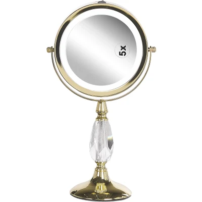 Afbeelding van MAURY make up spiegel Goud IJzer