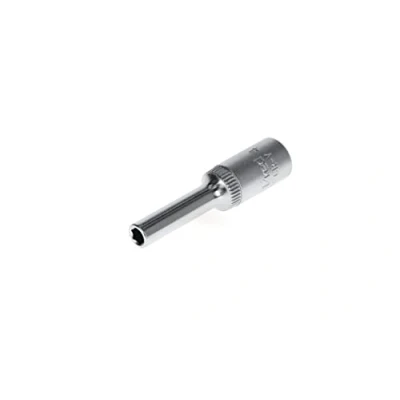 Afbeelding van GEDORE Red dopsleutelinzet lang, moeren, 1/4&#039;&#039; 6,3 mm aandrijving, 6 kant, 4 breedte, gereedschap, R41000409, staal