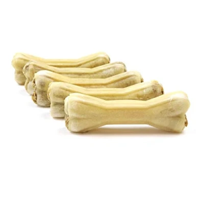 Afbeelding van DOGBOSS kauwbot van 100% natuurlijke ingrediënten in verschillende formaten en smaken (set 5 stuks met kip, 22 cm)