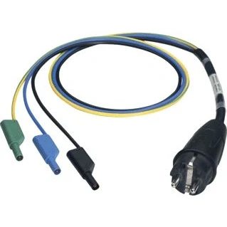 Afbeelding van Benning meetadapter randaarde stekker banaanstekker 4 mm zwart blauw groen geel 044142