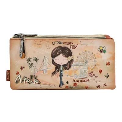 Afbeelding van Anekke Peace &amp; Love Pencil Case Camel