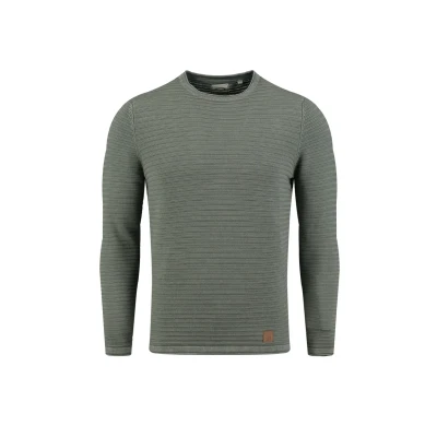 Afbeelding van Key Largo MST Manuel Round Trui, Heren, Maat: Small, Khaki