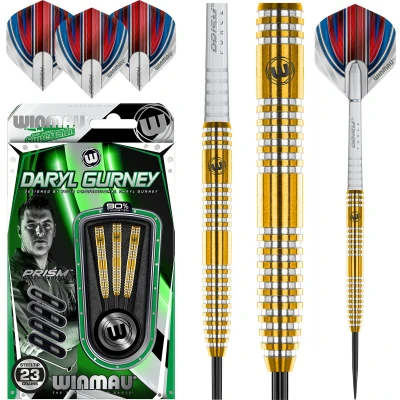 Afbeelding van WINMAU Daryl Gurney Signature Edition Gold: Steeltip Tungsten Dartpijlen Professioneel 25g