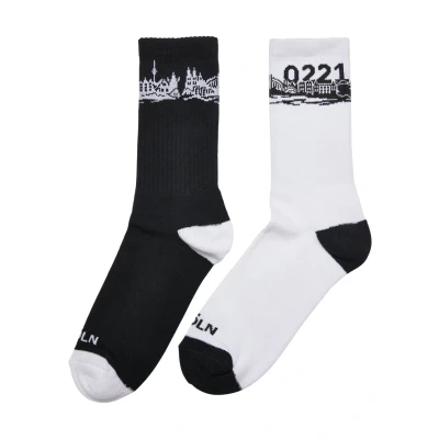 Afbeelding van Mister Tee Major CITY 2PACK Sokken, Heren, Maat: 39 42, Black white