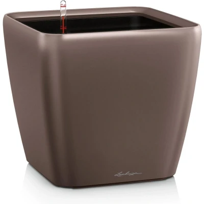 Afbeelding van Lechuza Quadro premium 50 LS Espresso metallic