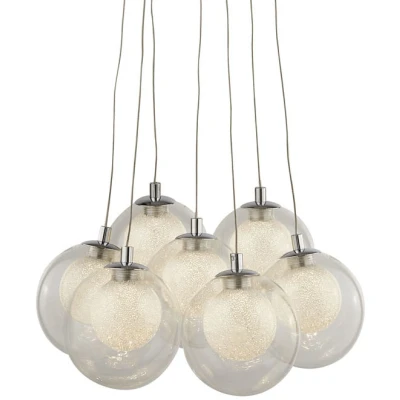 Afbeelding van Searchlight Hanglamp Cluster 7 lichts 6867 7CC