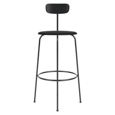 Afbeelding van Audo Copenhagen Afteroom Bar Barkruk H101 Zitting Siërra 1001 Zwart Essen