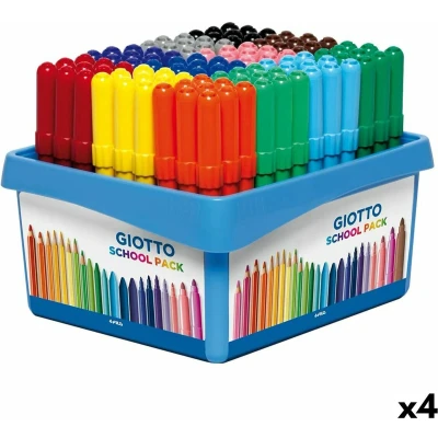 Afbeelding van Set Viltstiften Giotto Turbo Maxi School Multicolour (4 Stuks)