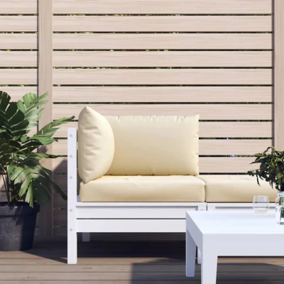 Afbeelding van vidaXL Palletkussens 3 st oxford stof beige