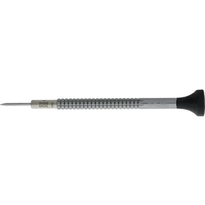 Afbeelding van Horotec MSA01.020 horlogemakersschroevendraaier van eloxe aluminium, ergonomische POM kop en verwisselbare roestvrijstalen boor, 1,40 mm