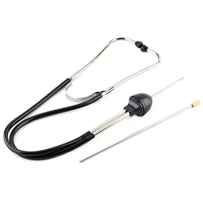 Afbeelding van Motor Stethoscoop Set, Auto Roestvrijstalen Mechanica Cilinder Automotor Diagnostisch Hulpmiddel Gehoorapparaat Detecteer En Lokaliseer De Bron Van Abnormaal Geluid