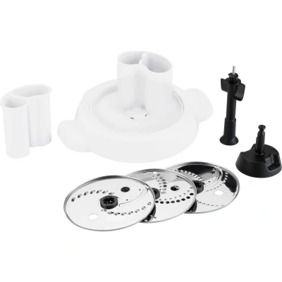 Afbeelding van krups Versnipperaar Prep and Cook Shred &amp; Slice XF551D voor prep&amp;cook hp5031, 5 snijfuncties, metallic