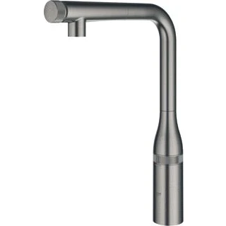 Afbeelding van Grohe essence smartcontrol keukenmengkraan l uitloop met uittrekbare mousseur hard graphite geborsteld 31615al0