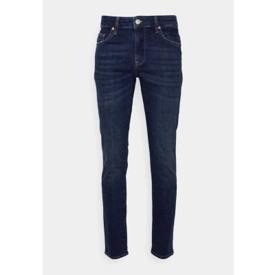 Afbeelding van ONLY &amp; SONS slim fit jeans ONSLOOM 4514 dark blue denim