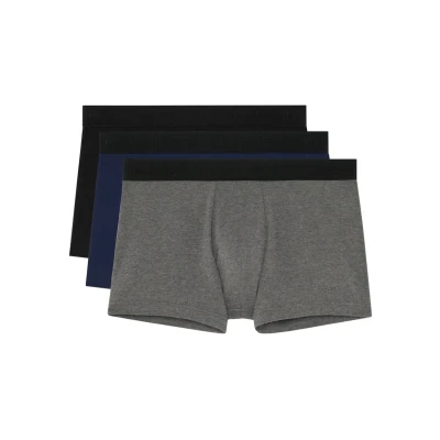 Afbeelding van Hom heren Boxerlines Boxer Briefs HO1 3P in de kleur Donkerblauw, maat: L