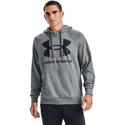Afbeelding van Under Armour Rival Fleece Big Logo Hoodie Grijs Small Heren