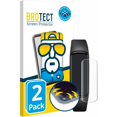 Afbeelding van BROTECT Screenprotector voor Samsung Galaxy Fit e Folie Beschermfolie transparant volledig dekking (2 Stuks)
