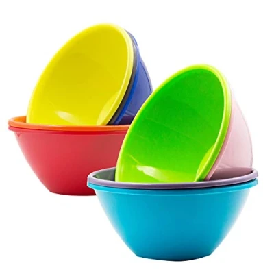 Afbeelding van Youngever kommen 9 plastic BPA vrij gekleurd diameter 17 cm