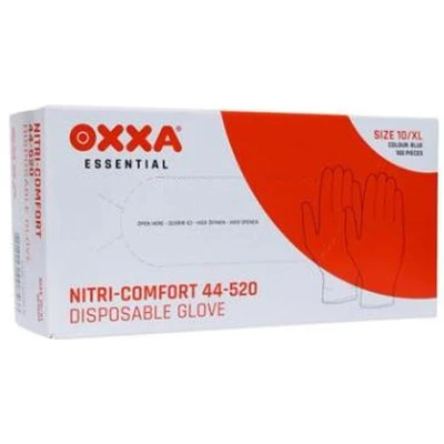 Afbeelding van M Safe 4520 disposable nitril handschoen onderzoekshandschoenen ongepoederd blauw
