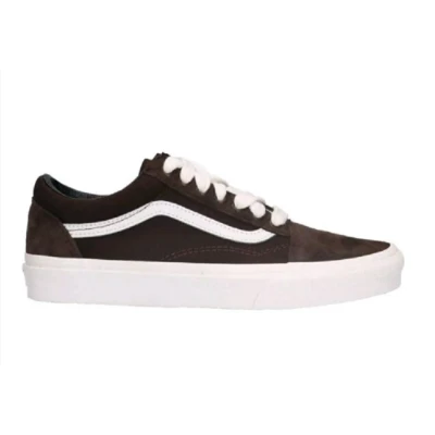 Afbeelding van Vans OLD Skool Unisex Sneakers laag, Maat: 44.5, Brown/black Leer en textiel