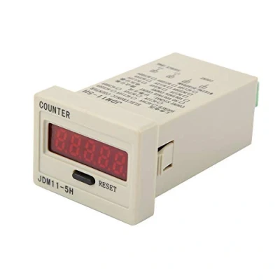 Afbeelding van DIGITEN 0 99999 Digitale teller, LED teller Elektronische JDM11 5H AC220V/DC36V/DC 24V/DC 12V (DC12V)