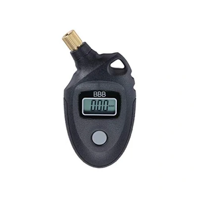 Afbeelding van BBB Cycling PressureGauge Bandenspanningsmeter Fiets Digitale meter voor Presta en Schrader 11 Bar Zwart BMP 90