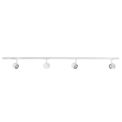 Afbeelding van Highlight Railsysteem Trackline 150 cm 4 retrobol spots wit
