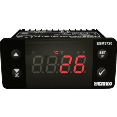 Afbeelding van Emko ESM 3720.5.11.0.2/01.00/1.0.0.0 Tweestanden en PID regelaar Temperatuurregelaar Pt100 50 tot 400 C SSR (l x b