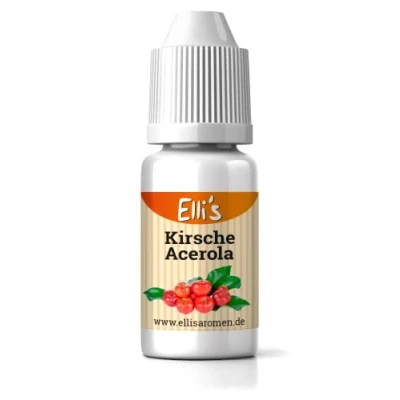 Afbeelding van Ellis Aromen Kersen (Acerola) levensmiddelaroma vloeibaar voor levensmiddelen en vloeistoffen, het bakken, koken, zoals pap kwark caloriearm