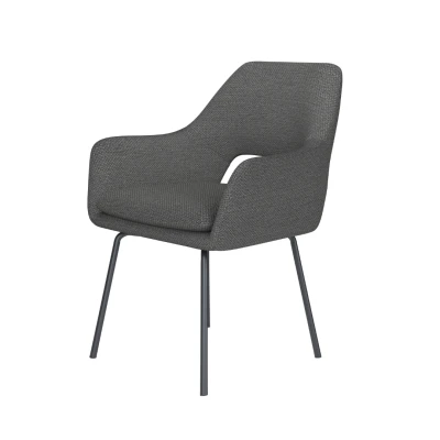 Afbeelding van Housecraft Living Mos Eetkamerstoel Metaal Grijs