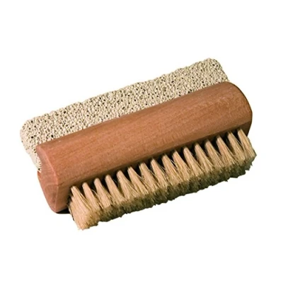 Afbeelding van Croll &amp; Denecke Nagelborstel van hout met natuurlijke piksteen