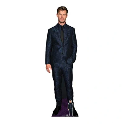 Afbeelding van Star Cutouts Ltd CS845 Chris Hemsworth stropdas van karton met mini fotohouder gratis voor thuis, fans, verzamelaars, familie en vrienden, meerkleurig, regular