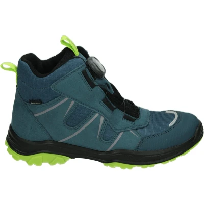 Afbeelding van Superfit Jupiter Veterboots voor kinderen, Maat: 36, Blue/light green Textiel/ synthetisch