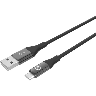 Afbeelding van Celly Micro USB Kabel, 1 meter, Zwart Feeling
