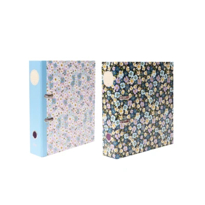 Afbeelding van Kangaro ordner B&#039;LOG FLOWERS formaat A4 2 rings stuks AN 123777 A