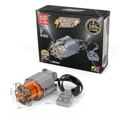 Afbeelding van Mould king M0003 Servomotor Compatibel met L Motor Technologie Afstandsbediening Auto, Upgrade Power Functie Accessoires Elektrisch Speelgoed Auto