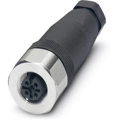 Afbeelding van Phoenix Contact 1553242 Sensor/actuator connector, niet geassembleerd M12 Aantal polen: 4 Bus, recht 1 stuk(s)