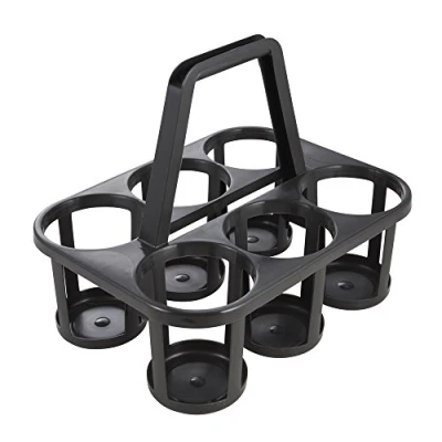 Afbeelding van ok flessendrager voor maximaal 6 flessen, stevige kunststof (PP), 34 x 26 28 cm, Easystorage